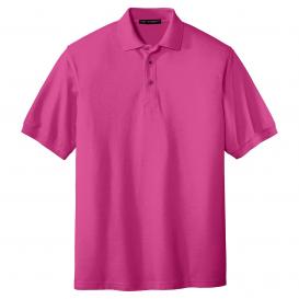 Port Authority K500ES Extended Size Silk Touch Polo - Tropical Pink