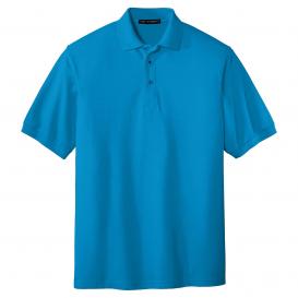 Port Authority K500ES Extended Size Silk Touch - Turquoise