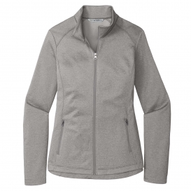 Port Authority L249 Ladies Diamond Heather Fleece Jacket - Gusty Grey Heather
