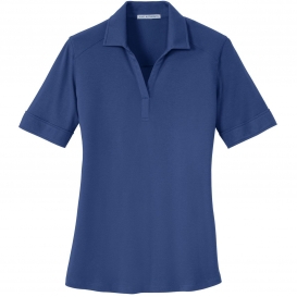 Port Authority L5200 Ladies Silk Touch Interlock Performance Polo - Royal