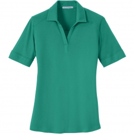 Port Authority L5200 Ladies Silk Touch Interlock Performance Polo - Verdant Green