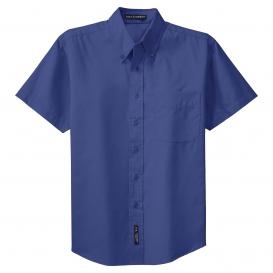 Port Authority TLS508 Tall Short Sleeve Easy Care Shirt - Mediterranean ...