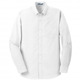 Port Authority TS658 Tall SuperPro Oxford Shirt - White
