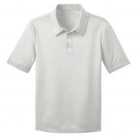Port Authority Y540 Youth Silk Touch Performance Polo - White