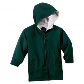 Port Authority YJP56 Youth Team Jacket - Hunter/Light Oxford