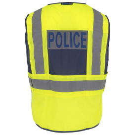 Full Source PSV-POLICE Type P Class 2 Public Safety Vest - Lime & Navy