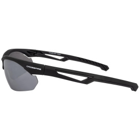 Crossfire 4823 BOLO Safety Glasses - Black Frame - Smoke/Gray Lens