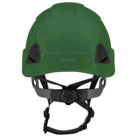 Radians RHC2V Dareware Type II Class C Vented Safety Helmet - 4-Point Ratchet Suspension - Green