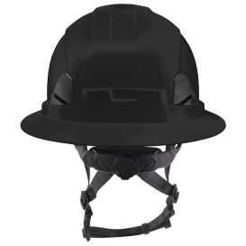 Radians RHF2 Dareware X Type II Class E Full Brim Safety Helmets - Ratchet Suspension - Black
