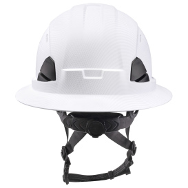Radians RHF2V Dareware X Type II Class C Vented Full Brim Safety Helmets - Ratchet Suspension - Ice
