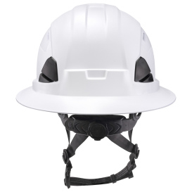 Radians RHF2V Dareware X Type II Class C Vented Full Brim Safety Helmets - Ratchet Suspension - White