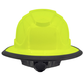 Radians RHJ6 The Judge Full Brim Hard Hat - Ratchet Suspension - Hi-Vis Lime