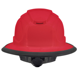 Radians RHJ6 The Judge Full Brim Hard Hat - Ratchet Suspension - Red