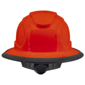 Radians RHJ6V The Judge Full Brim Hard Hat - Ratchet Suspension - Hi-Vis Orange