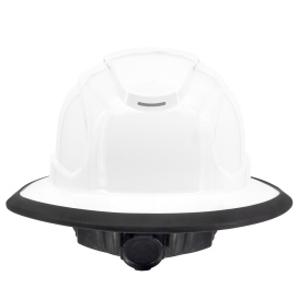 Radians RHJ6V The Judge Full Brim Hard Hat - Ratchet Suspension - White