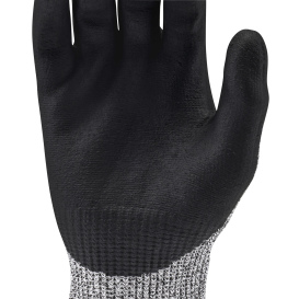 Radians RWG571 Cut Level A4 HPPE/Polyester Coated Work Gloves - Foam Nitrile Palm Dip