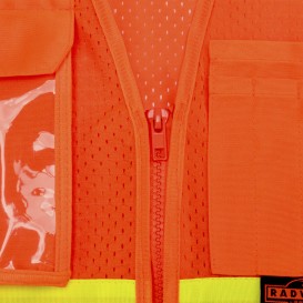 Radians SV232-2 Type R Class 2 Mesh Two-Tone Surveyor Safety Vest - Orange