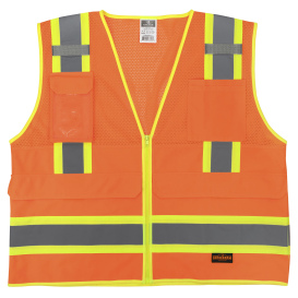 Radians SV69-2ZOM Type R Class 2 Two-Tone Surveyor Safety Vest - Orange