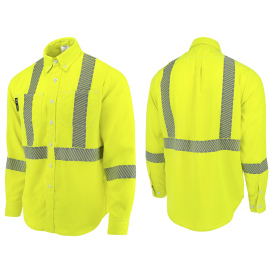 Neese VTS5SH3FY Tecasafe One Type R Class 3 FR Shirt - Fluorescent Yellow
