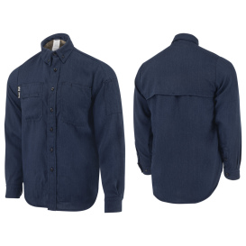 Neese VTS5VSH Tecasafe One 5.7 oz Vented FR Shirt - Denim
