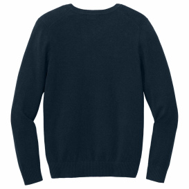 Port Authority LSW2850 Ladies Easy Care V-Neck Sweater - River Blue Navy