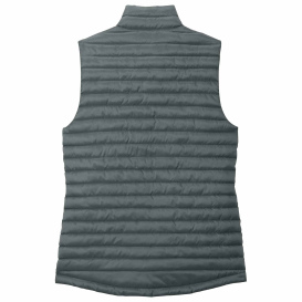 Eddie Bauer EB517 Ladies Packable Quilted Vest - Metal Grey