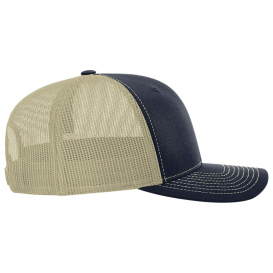 Richardson 112 Snapback Trucker Cap - Navy/Khaki