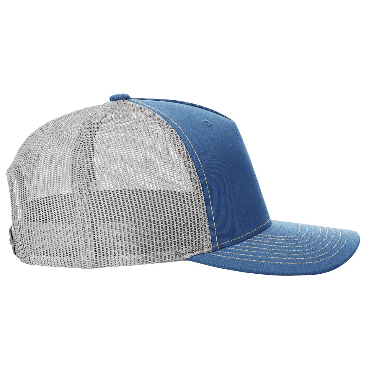 Richardson 112FP Snapback Trucker Cap - Cobalt Blue/Grey