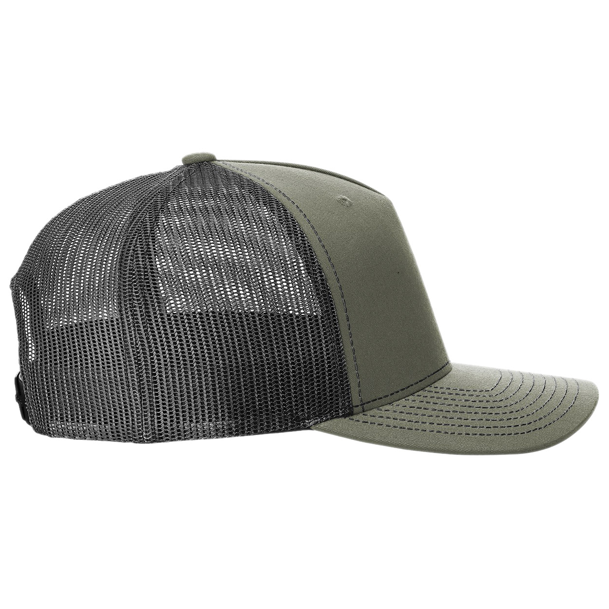 Richardson 112FP Five-Panel Trucker Cap - Loden/Black