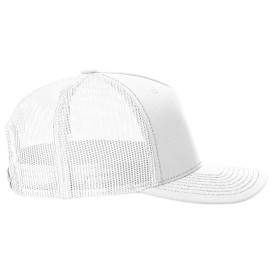 Richardson 112FP Five-Panel Trucker Cap - White