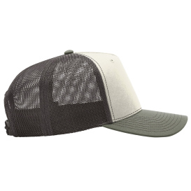 Richardson 112FPC Five-Panel Champ Trucker Cap - Birch/Brown/Loden