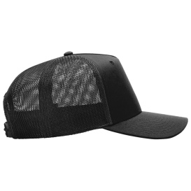 Richardson 112FPC Five-Panel Champ Trucker Cap - Black