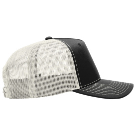 Richardson 112FPC Five-Panel Champ Trucker Cap - Black/Birch