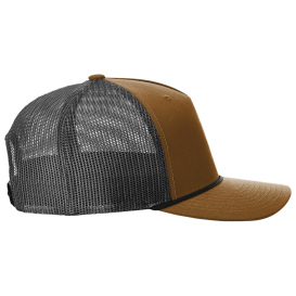 Richardson 112FPR Five-Panel with Rope Cap - Caramel/Black/Black