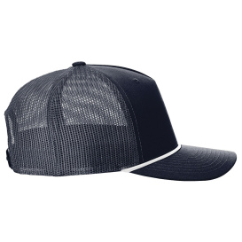 Richardson 112FPR Five-Panel with Rope Cap - Navy/White
