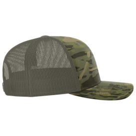 Richardson 112PT Printed Tactical Trucker Cap - Multicam Tropic/Loden
