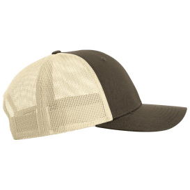 Richardson 115 Low Pro Trucker Cap - Chocolate Chip/Birch