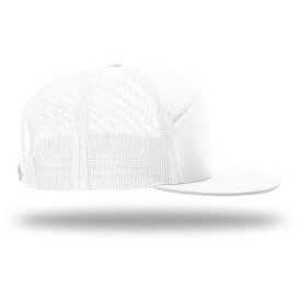 Richardson 168 Seven-Panel Trucker Cap - White
