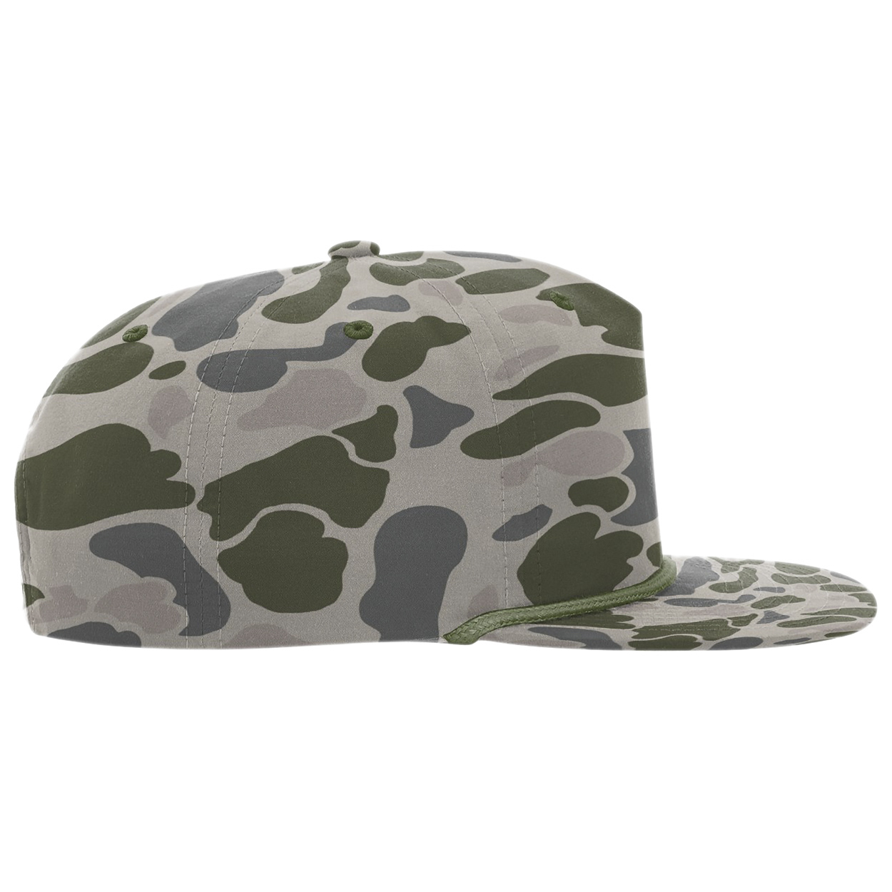 Richardson 256P Printed Umpqua Gramps Cap - Marsh Duck Camo/Army Olive