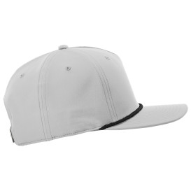 Richardson 258 Five Panel Classic Rope Cap - Light Grey/Black