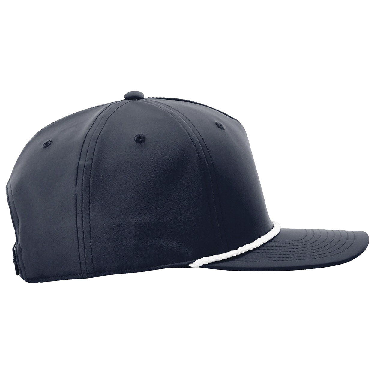 Richardson 258 Five Panel Classic Rope Cap - Navy/White