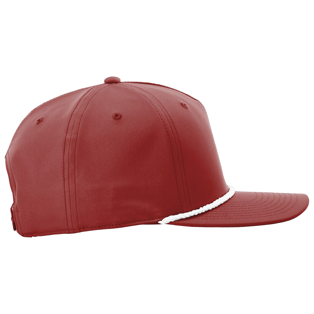 Richardson 258 Five Panel Classic Rope Cap - Red/White