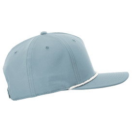 Richardson 258 Five Panel Classic Rope Cap - Smoke Blue/White