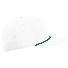 Richardson 258 Five Panel Classic Rope Cap - White/Kelly