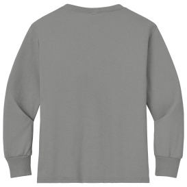 Jerzees 29BL Youth Dri-Power Active 50/50 Cotton/Poly Long Sleeve T-Shirt - Oxford
