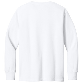 Jerzees 29BL Youth Dri-Power Active 50/50 Cotton/Poly Long Sleeve T-Shirt - White
