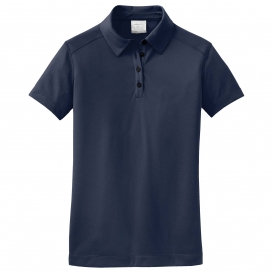 Nike 354064 Ladies Dri-FIT Pebble Texture Polo - Midnight Navy