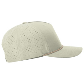 Richardson 355 Laser Perf Performance Rope Cap - Oat Milk/Elmwood White