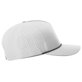 Richardson 355 Laser Perf Performance Rope Cap - Silver/Black Silver