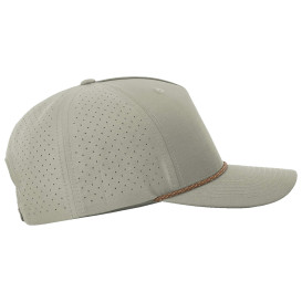 Richardson 355 Laser Perf Performance Rope Cap - Trenchcoat/Russet Grey